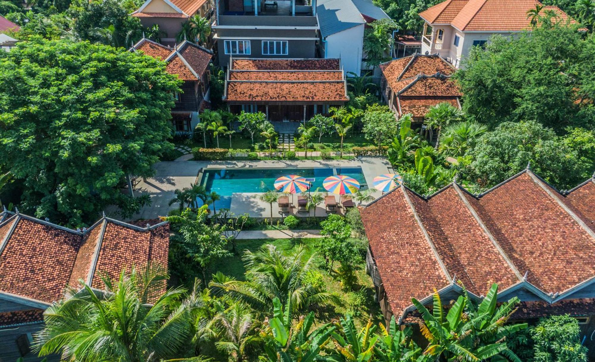 Phum Khmer Lodge Siem Reap Exterior foto
