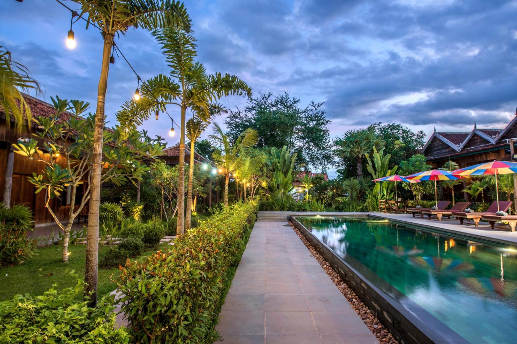 Phum Khmer Lodge Siem Reap Exterior foto