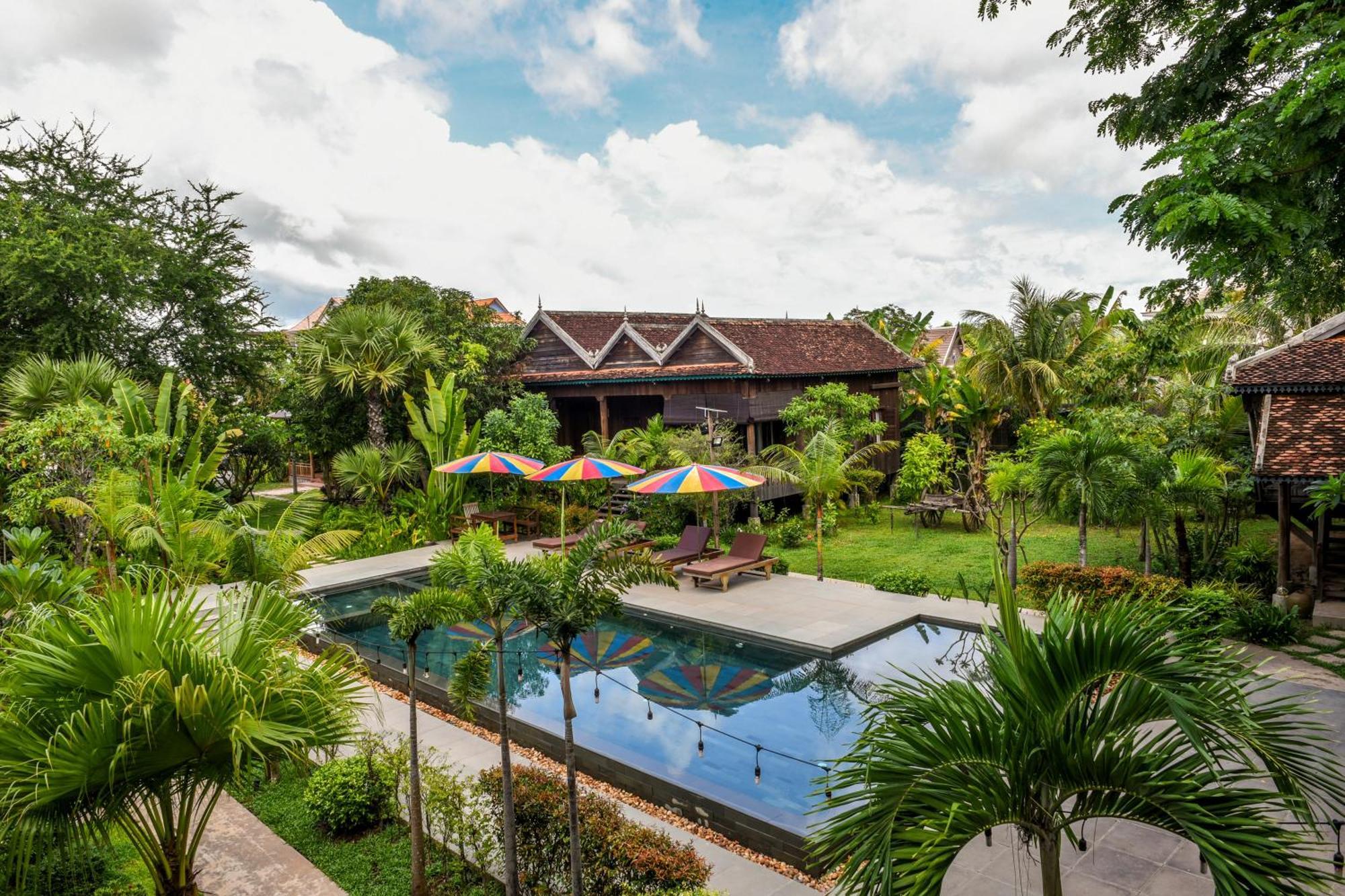 Phum Khmer Lodge Siem Reap Exterior foto