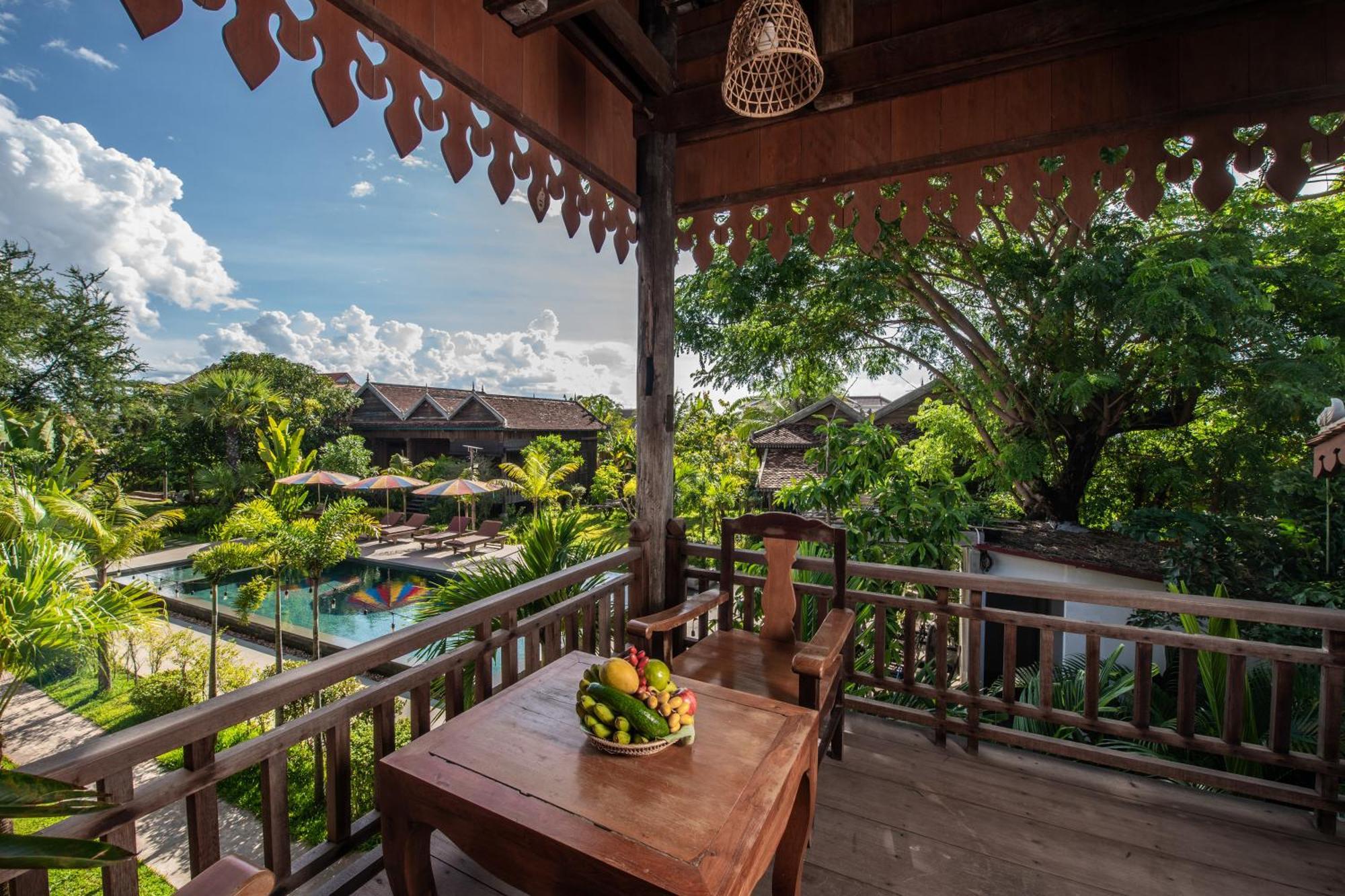 Phum Khmer Lodge Siem Reap Exterior foto
