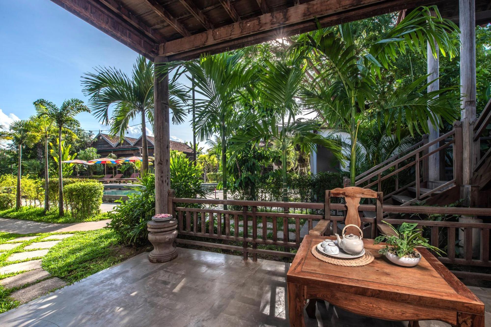 Phum Khmer Lodge Siem Reap Exterior foto