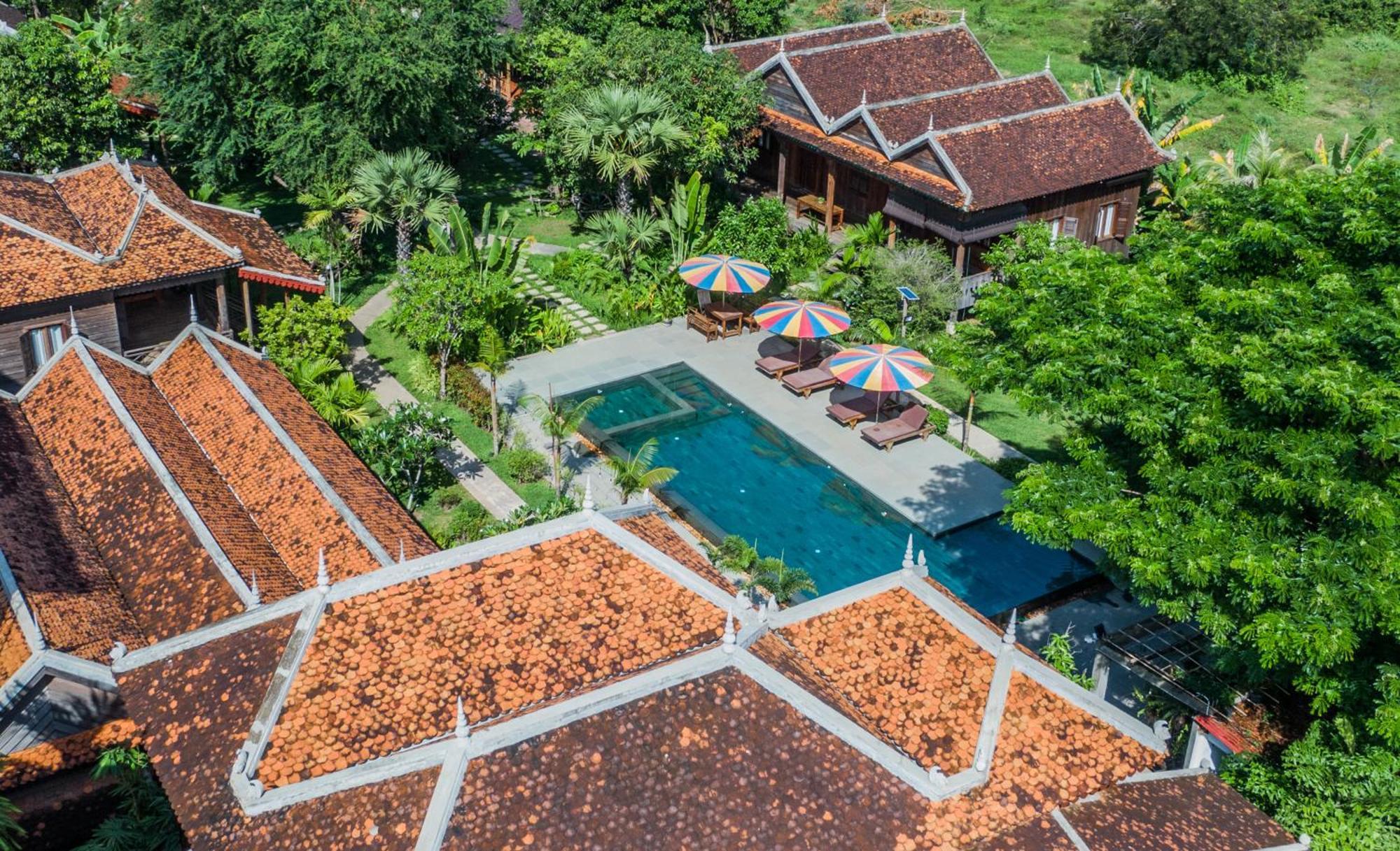 Phum Khmer Lodge Siem Reap Exterior foto