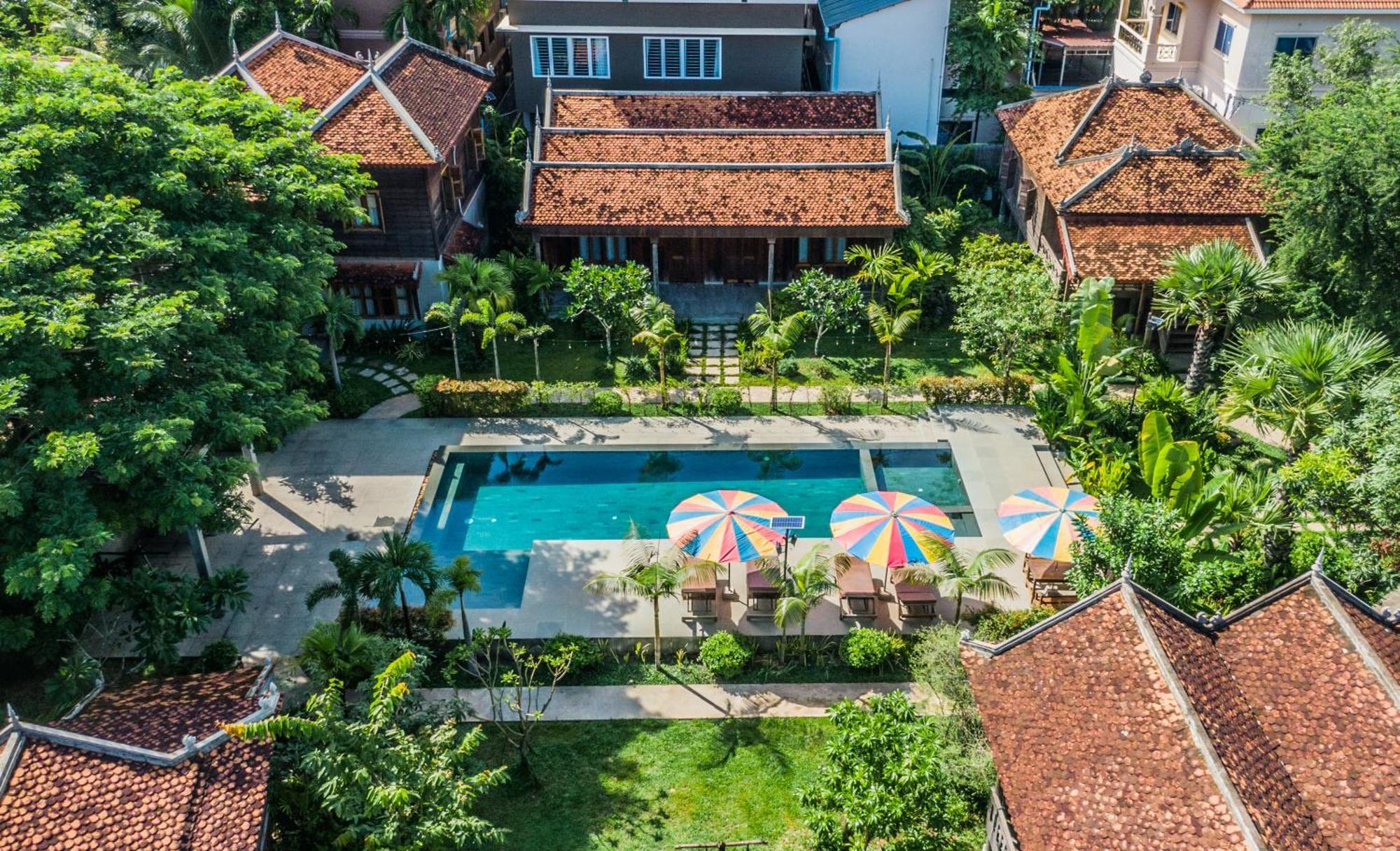 Phum Khmer Lodge Siem Reap Exterior foto